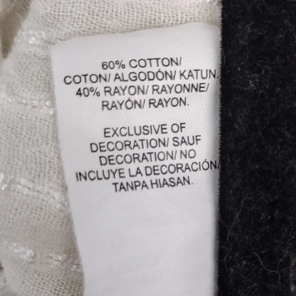 Lucky Brand Sheer Boho Top - Picture 4 of 5